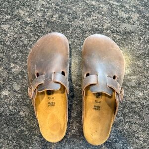 Birkenstock Boston Oiled Leather Habana